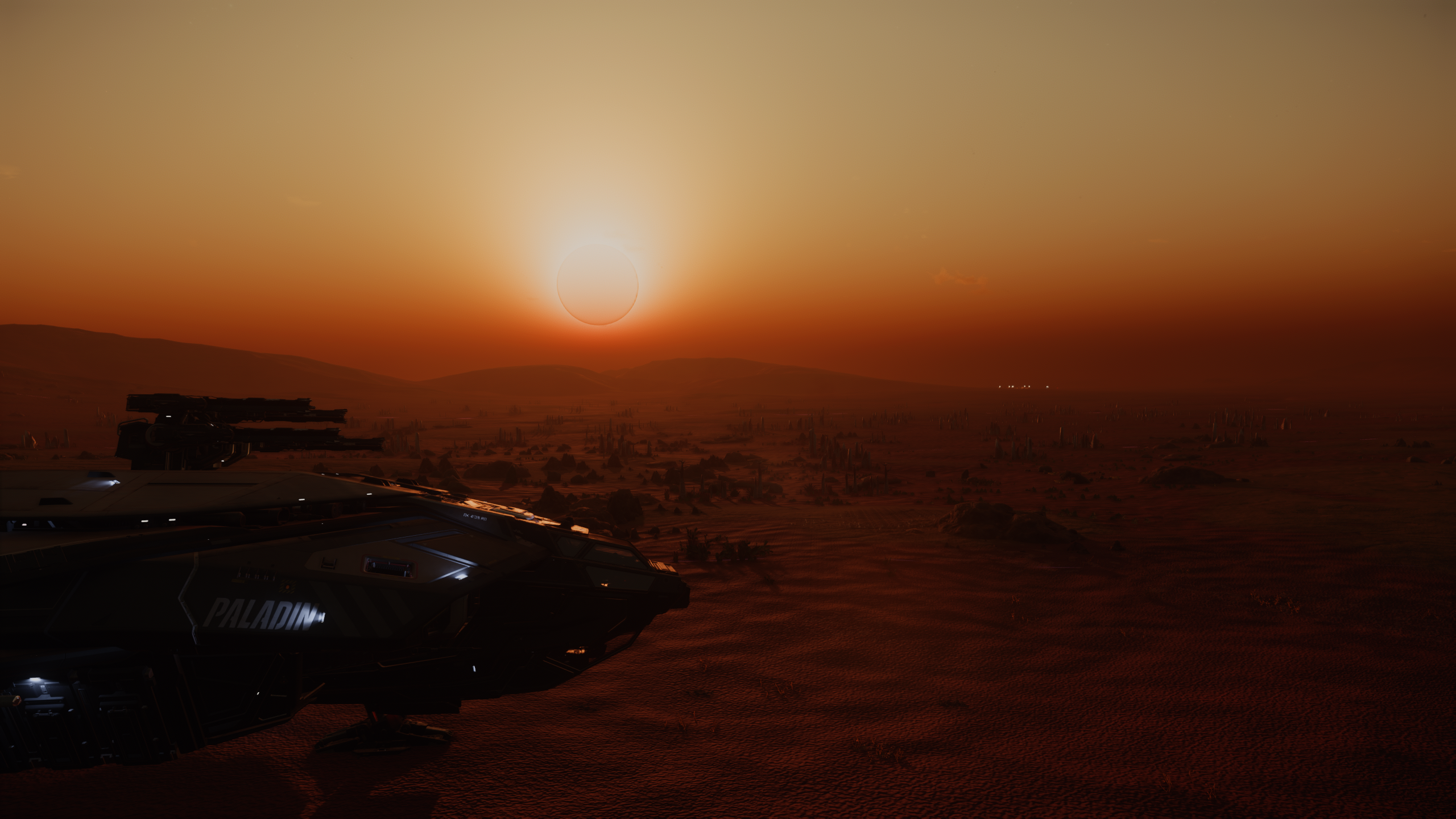 Sunset landing