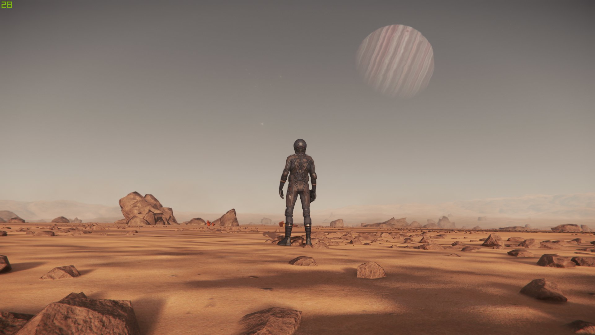 Explorer on frontier world